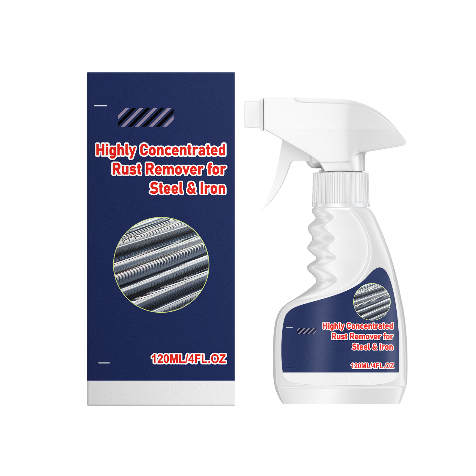 Steel Derusting Agent Mild Formula Metal Cleaning Anti Rust Household Industrial Steel Reinforcement General Purpose