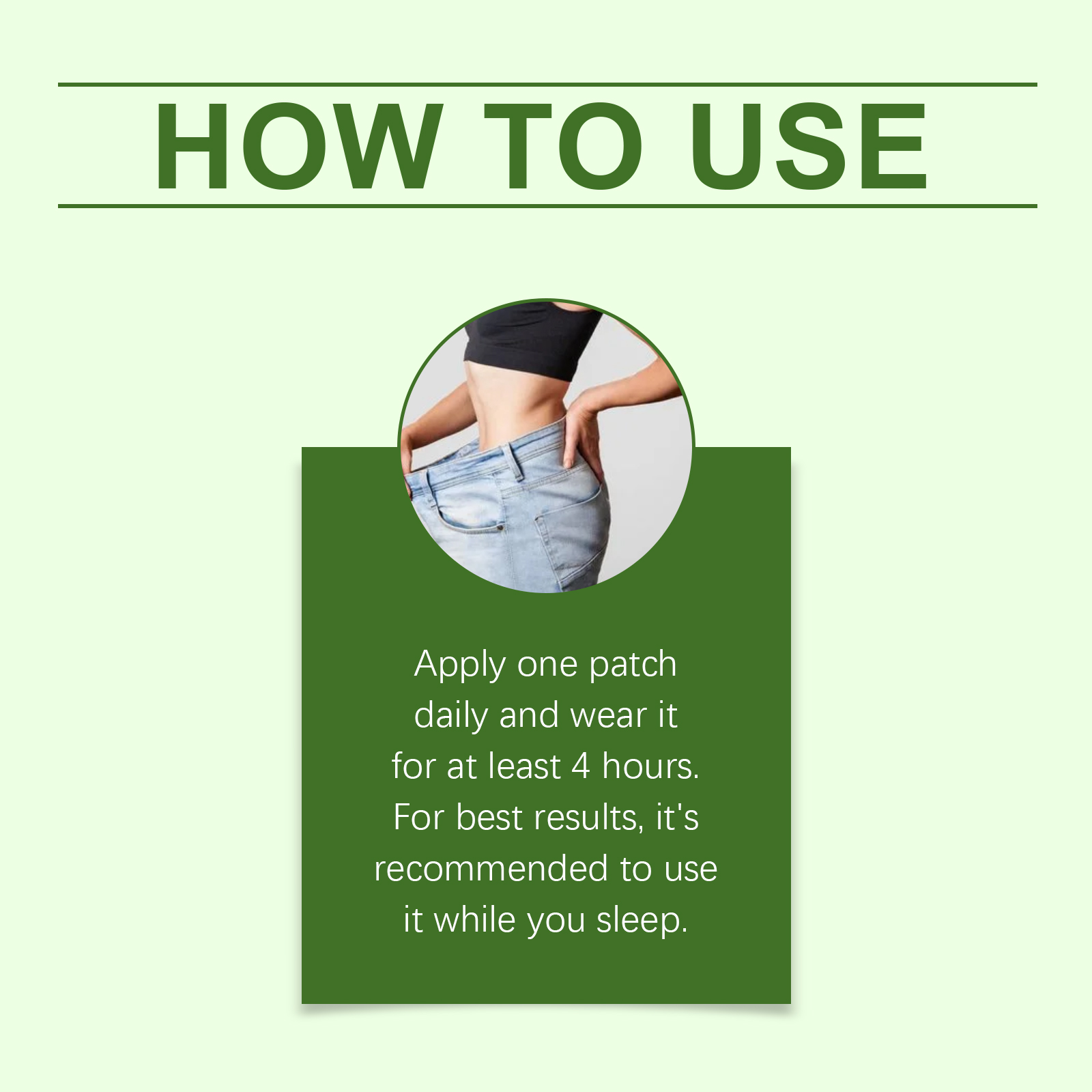 Moringa Body Care Patch Comfortable Fit Non Tight Thin Flexible Gentle Application Improve Body Line Beauty