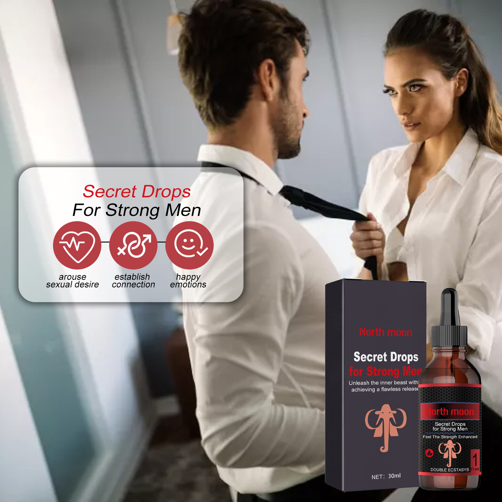 Men Care Drops For Men Body Maintenance Strengthen Vitality Pleasant Mind Massage Essential Oil
