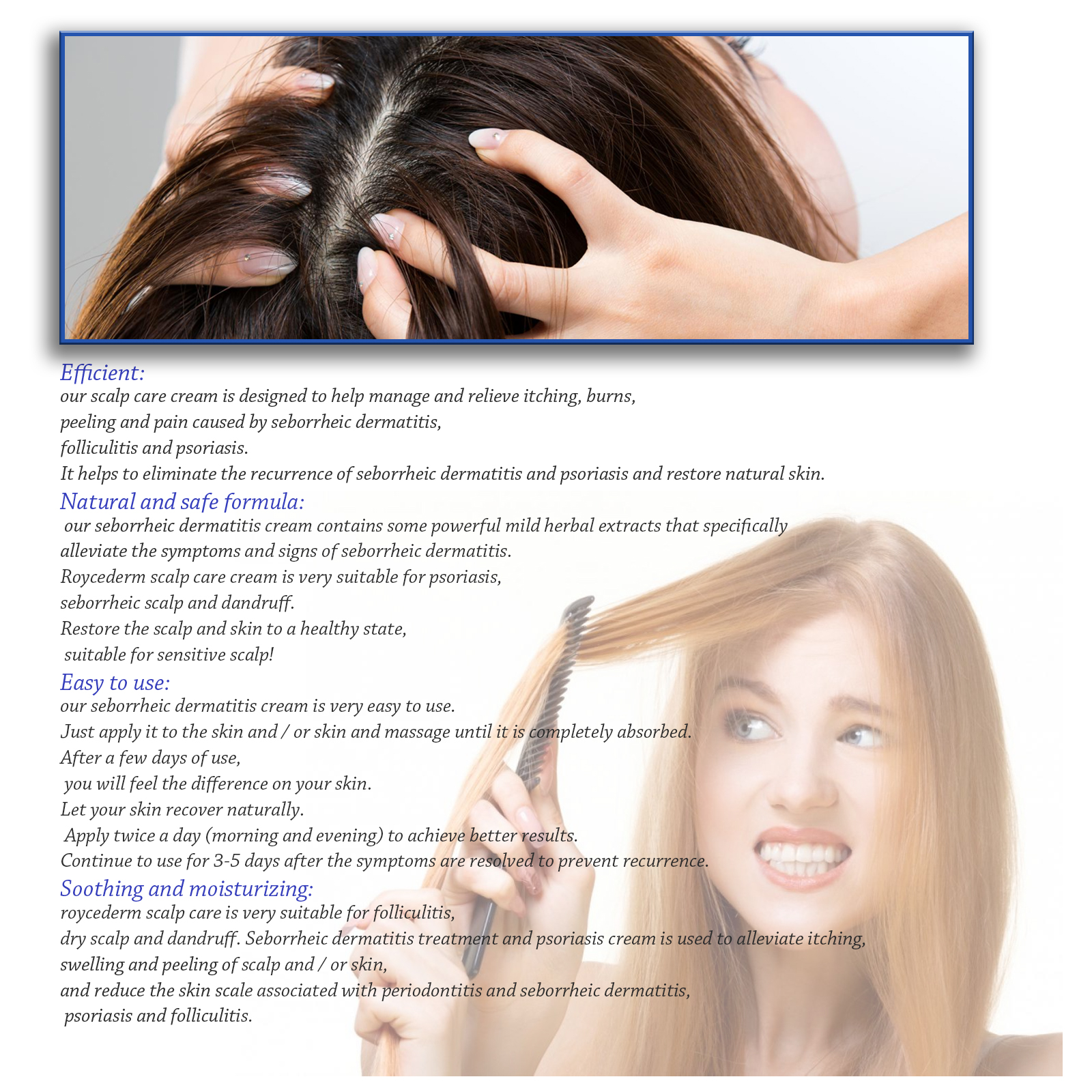 Scalp Skin Care Balm Soothing Cream For Sensitive Scalp And Skin Irritation Gentle Head Face Body Care