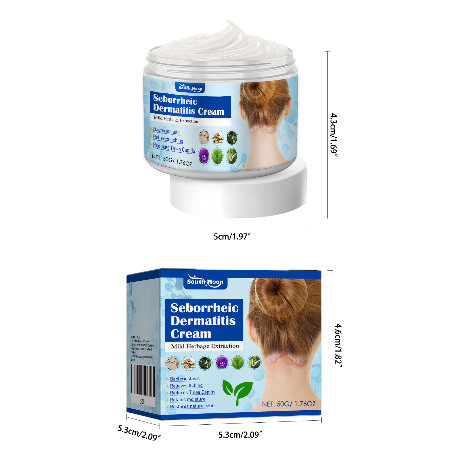 Scalp Skin Care Balm Soothing Cream For Sensitive Scalp And Skin Irritation Gentle Head Face Body Care