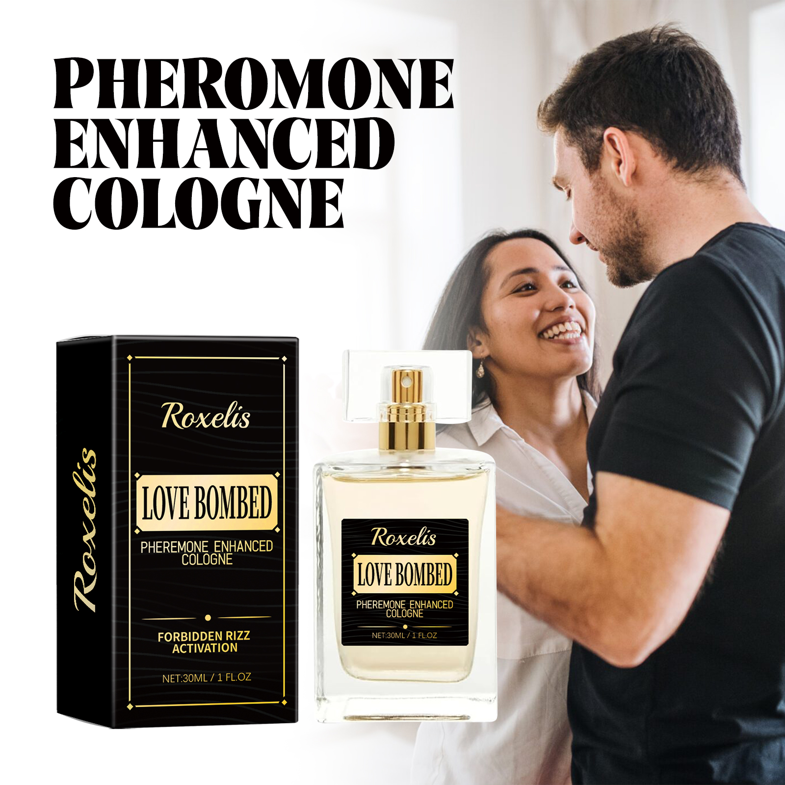 Men Pheromone Cologne Long Lasting Fresh Scent For Business Dating Daily Wear