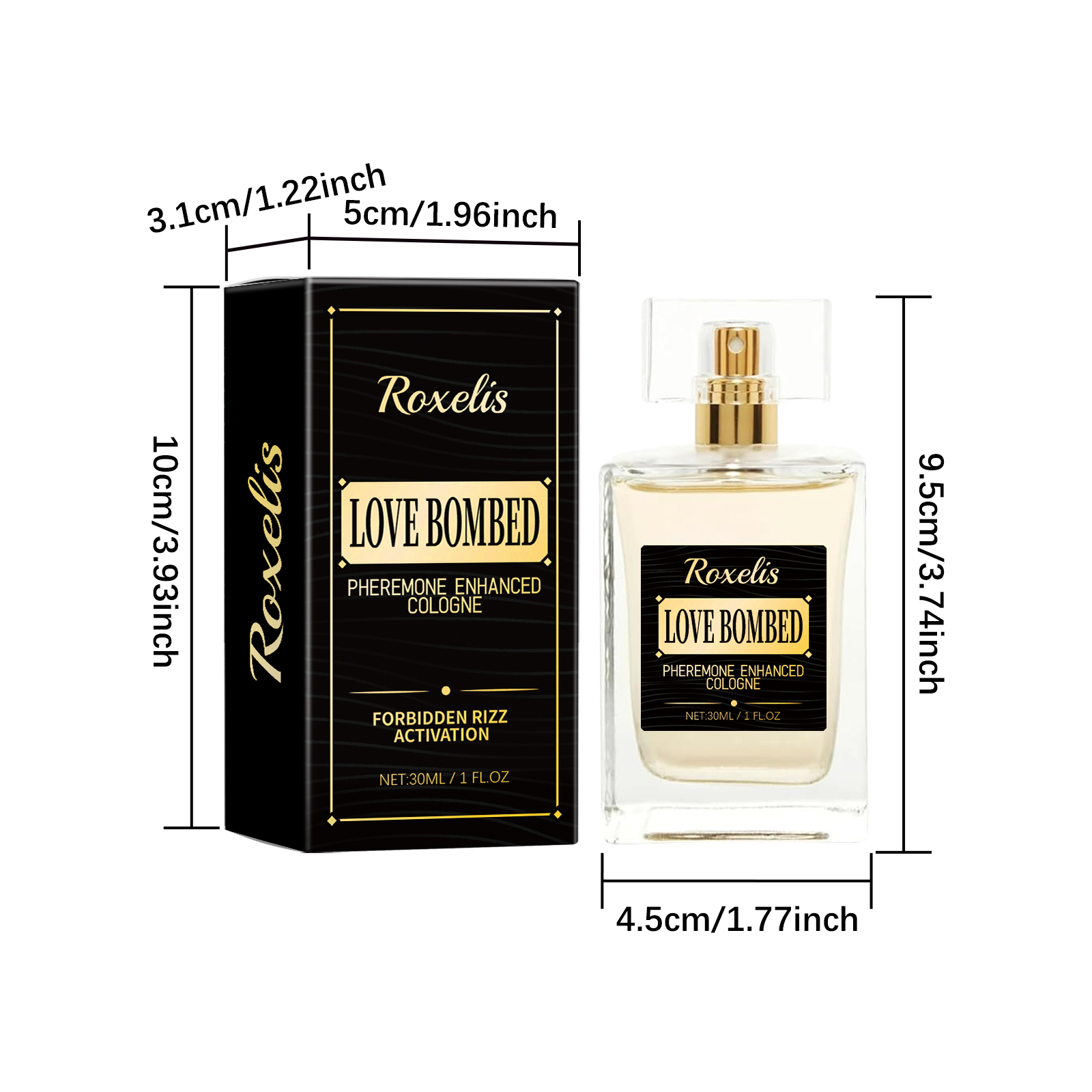 Men Pheromone Cologne Long Lasting Fresh Scent For Business Dating Daily Wear
