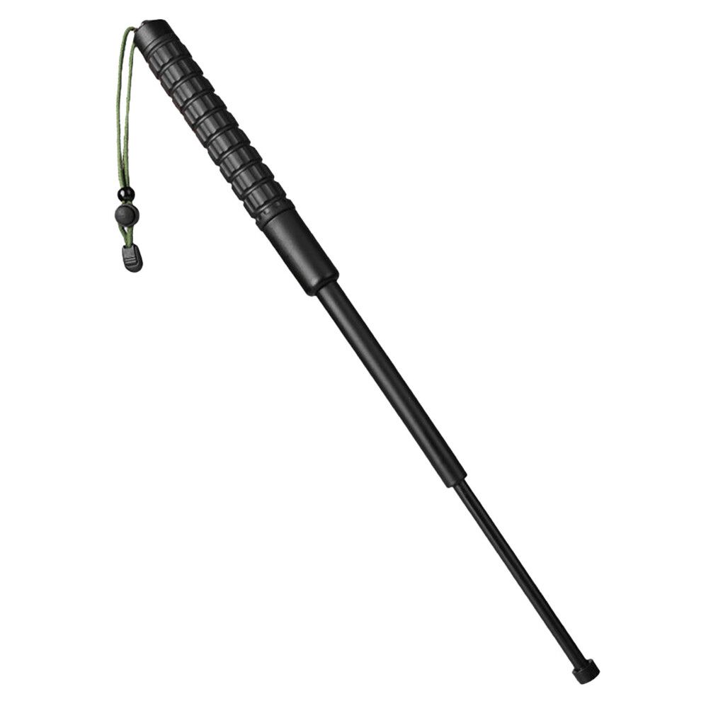 Telescopic Stick 26in 3 Section Rubber Handle Strong PVC Quick Release Retractable Safety Rod for Outdoor Car