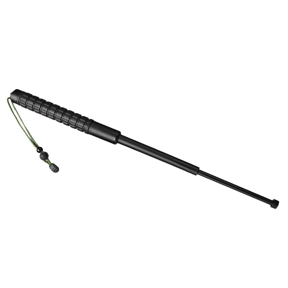 Telescopic Stick 26in 3 Section Rubber Handle Strong PVC Quick Release Retractable Safety Rod for Outdoor Car