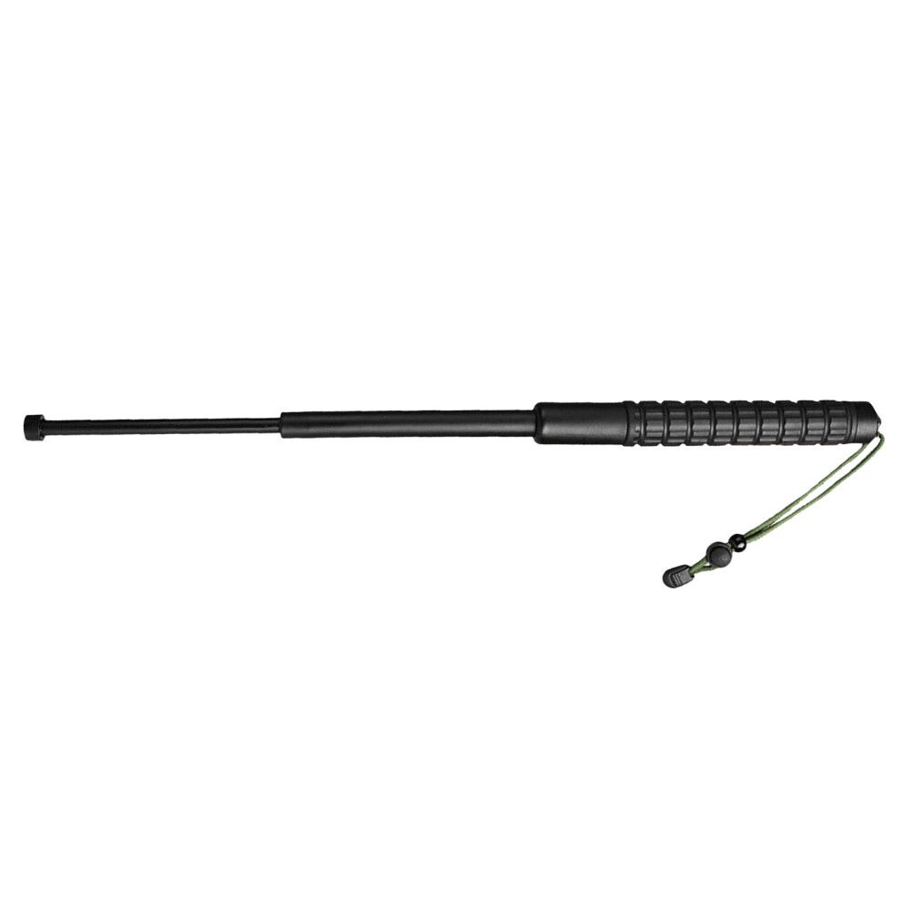 Telescopic Stick 26in 3 Section Rubber Handle Strong PVC Quick Release Retractable Safety Rod for Outdoor Car