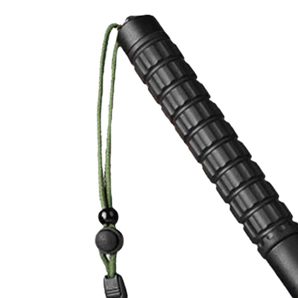 Telescopic Stick 26in 3 Section Rubber Handle Strong PVC Quick Release Retractable Safety Rod for Outdoor Car