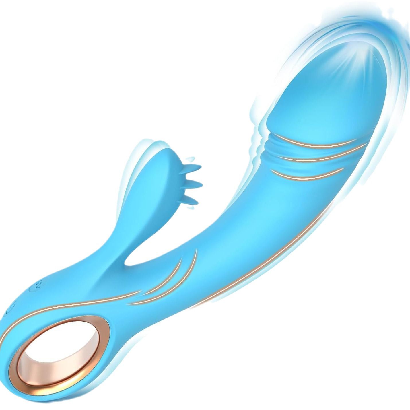 (Blue) Vibrating Wand Adult Sex Toy Vibrator for Women Female Masturbator Extra Large Ultra Low Noise Dormitory Masturbation Wand  Adult Products