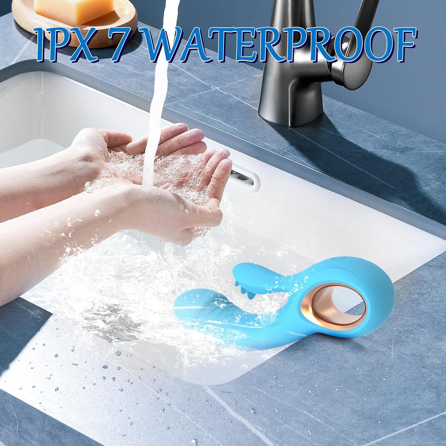 (Blue) Vibrating Wand Adult Sex Toy Vibrator for Women Female Masturbator Extra Large Ultra Low Noise Dormitory Masturbation Wand  Adult Products