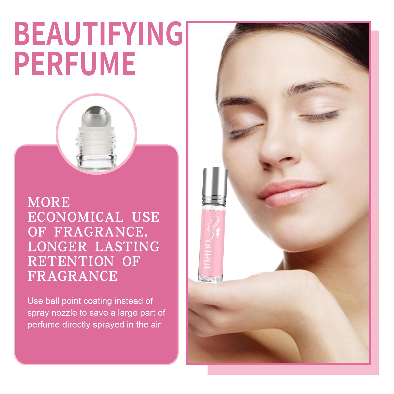 Roll On Perfume Fresh Long Lasting Portable For Daily Wear And Date Night