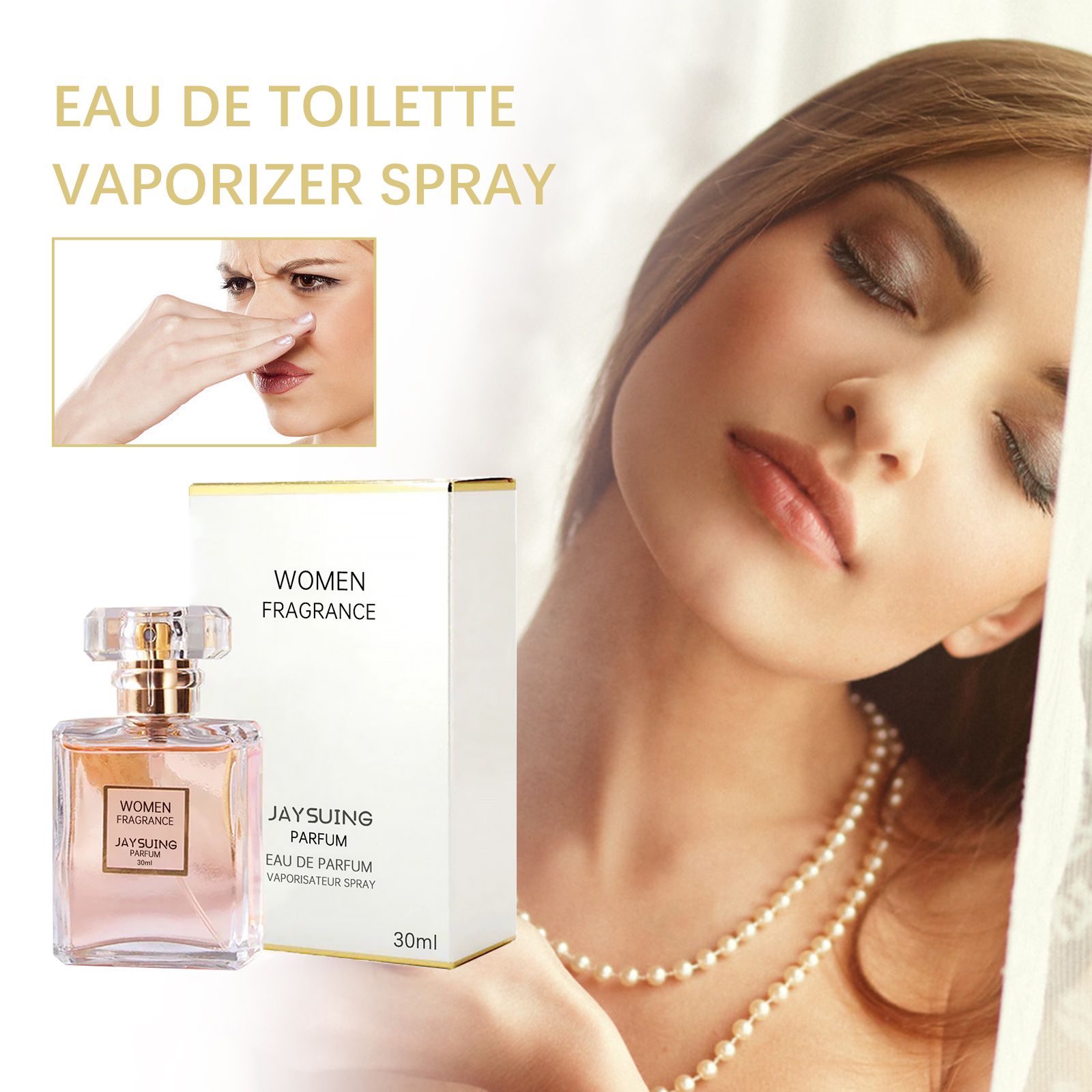 Women Eau De Toilette Citrus Neroli Jasmine Fresh Long Lasting For Daily Wear