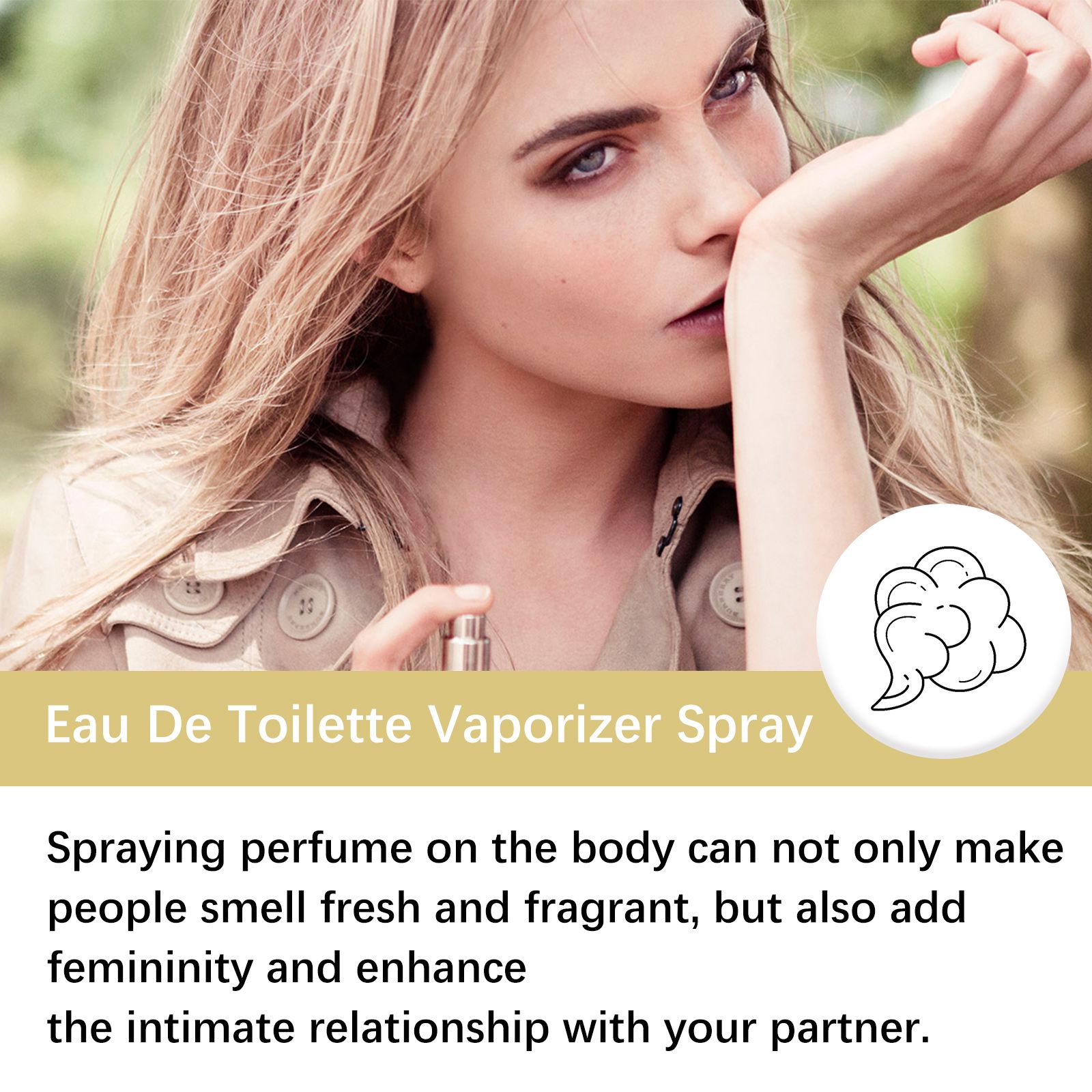 Women Eau De Toilette Citrus Neroli Jasmine Fresh Long Lasting For Daily Wear