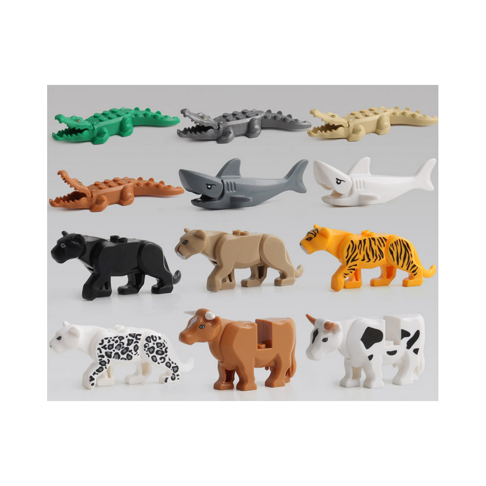 12Pcs/SET Animals Minifigure Fit Lego Building Block Kids Toy