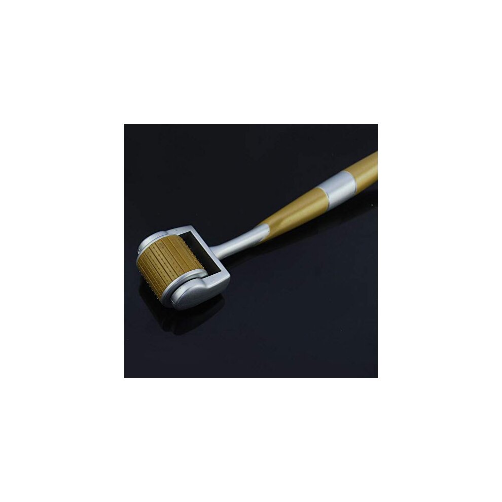 ZGTS Derma Roller Micro Needle - 0.25MM 192 Needle Titanium Luxury Roller - FDA Approved