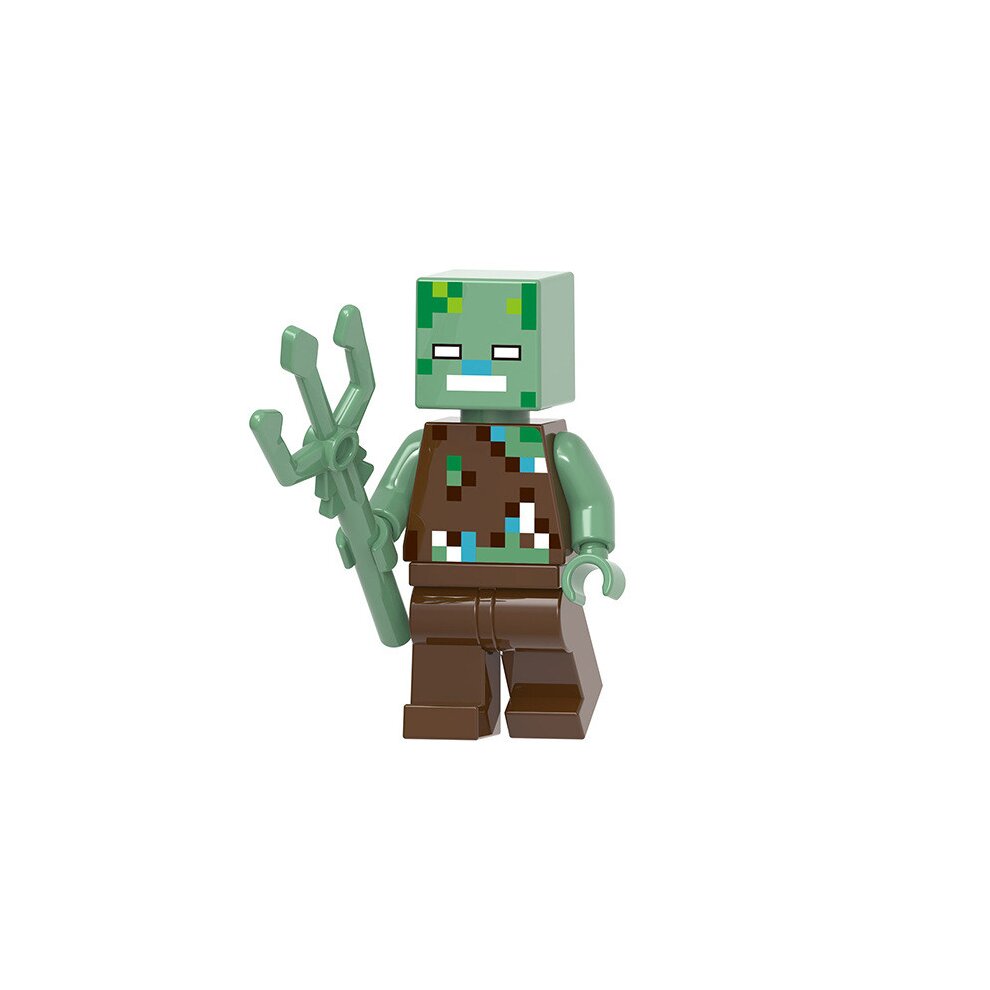 Minecraft Minifigure Building Blocks Villager Huntress Knight Toys Fit Lego Game Character Stitching Action Figures Kits Educational and Collection Display Educational Toy Set 8PCS Pack for Kids Fans as Christmas Surprise Gifts