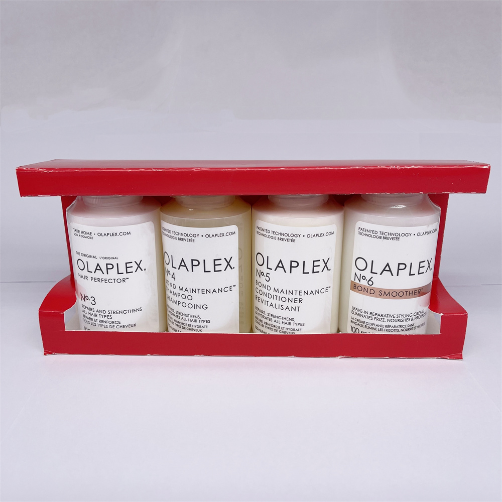 4Pcs/Set Olaplex HOLIDAY HAIR FIX Repair Dry Frizz No.3 4 5 6 Bond Perfector Stand Alone Professional Hair Treatment Hair Oil