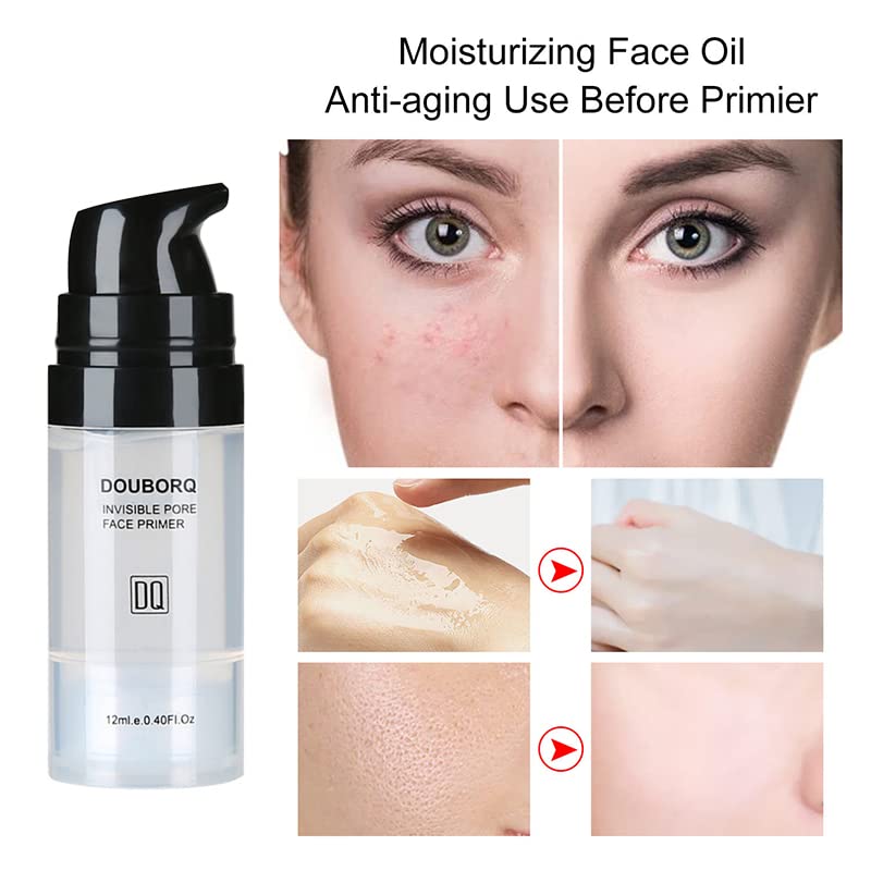 Makeup Primer Face Primer Invisible Pore Primer Facial Makeup Base Primer Poreless Essence All Matte Face Primer Oil Control Pre Makeup Cream Natural Blur Primer Soft Smooth Gel 12ml