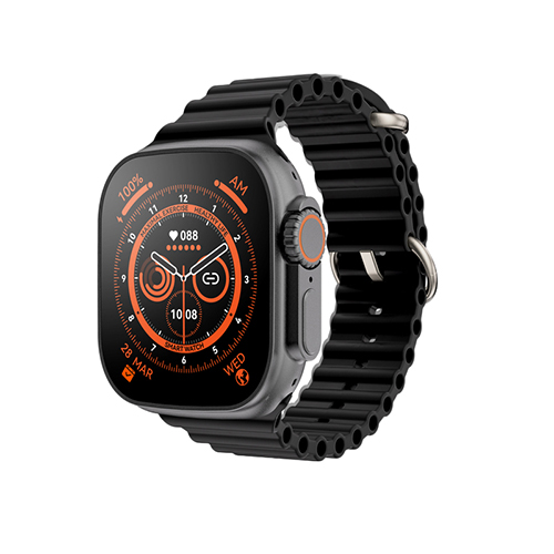(Black) Smart Watch Men Wemen 49MM Series 8 2.02 Inch HD Sport Watch GPS 2023