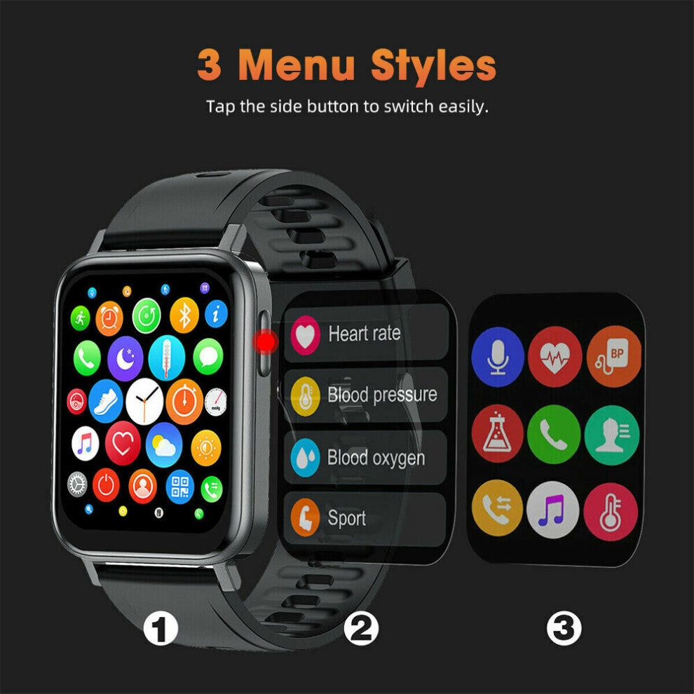 New Smart Watch Men Body Temperature Fitness Tracker Smartwatch For  for Samsung iPhone Android