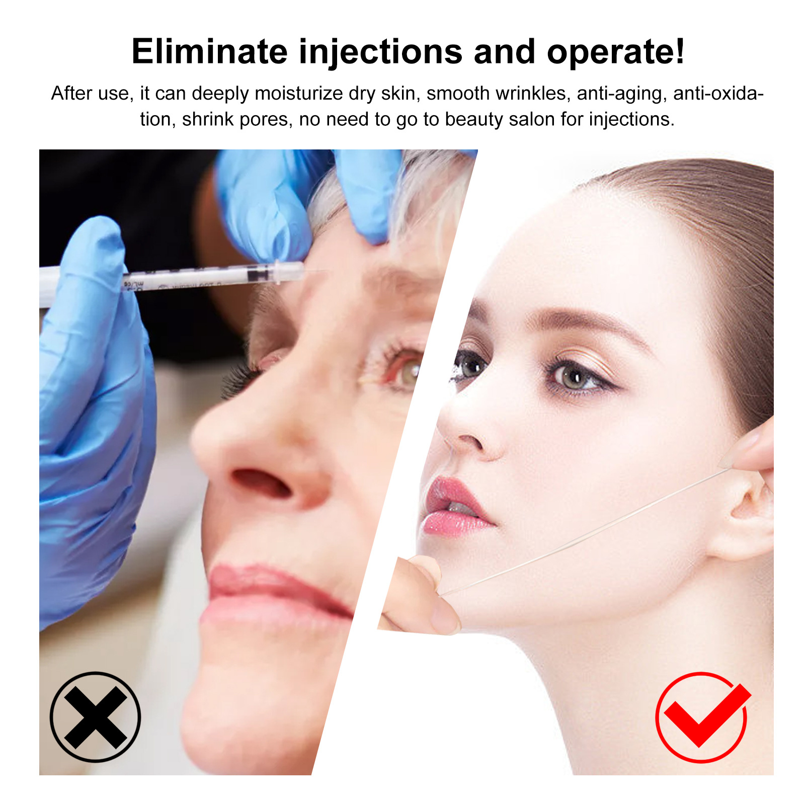 (20pcs Set) Protein Thread Lifting Face Lift Protein Lines Korean Protein Lifting Collagen Thread Plump Your Face Lift And Firm The Facial Contours Moisturizing