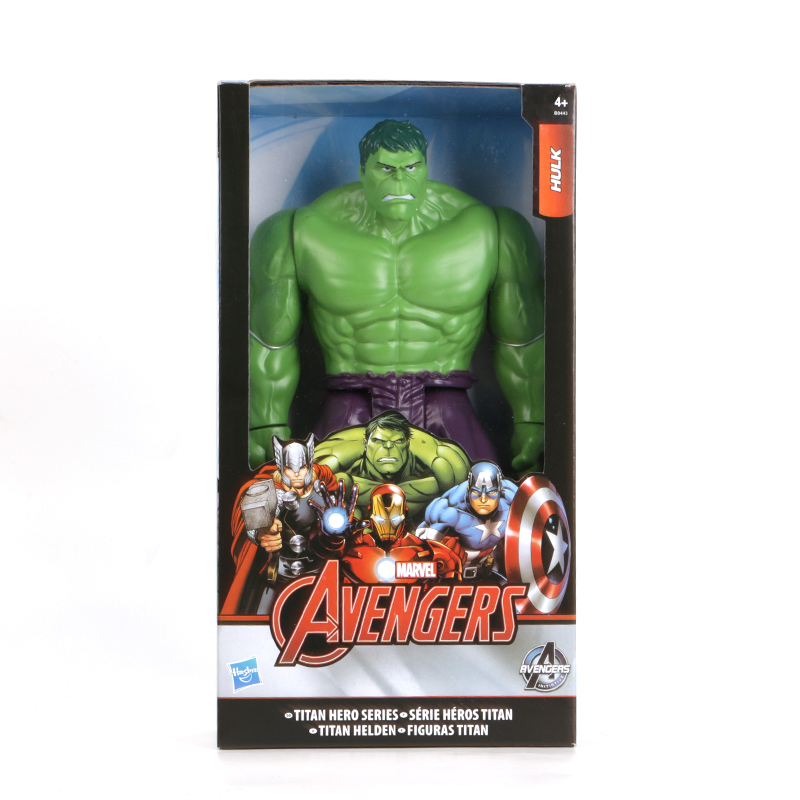 Hasbro Hulk Avengers Titan Hero Figure Action Figure Marvel Avengers Character Model Toys 12 inch Tall