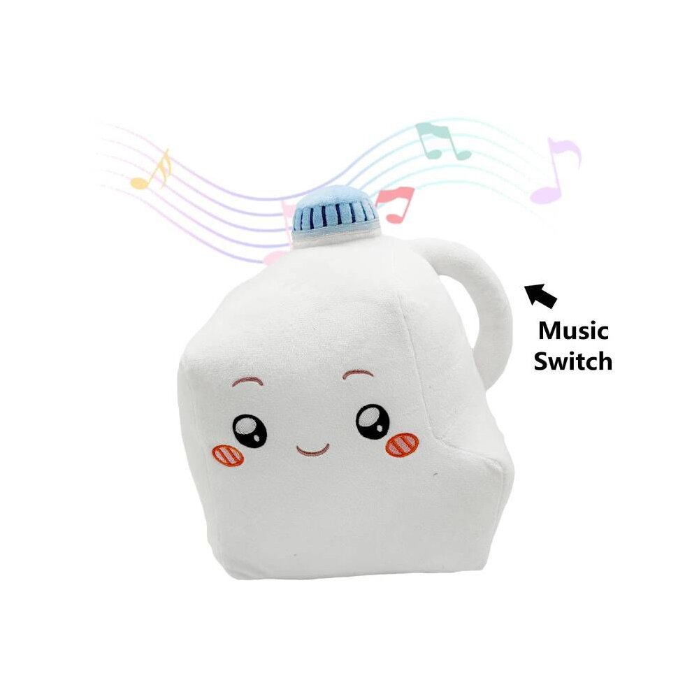 (Milky Plush Toy) LANKYBOX Milky Plush Toy with Singing Voice Cute Plush Doll Musical Soft Stuffed Toy for Friends and Fans
