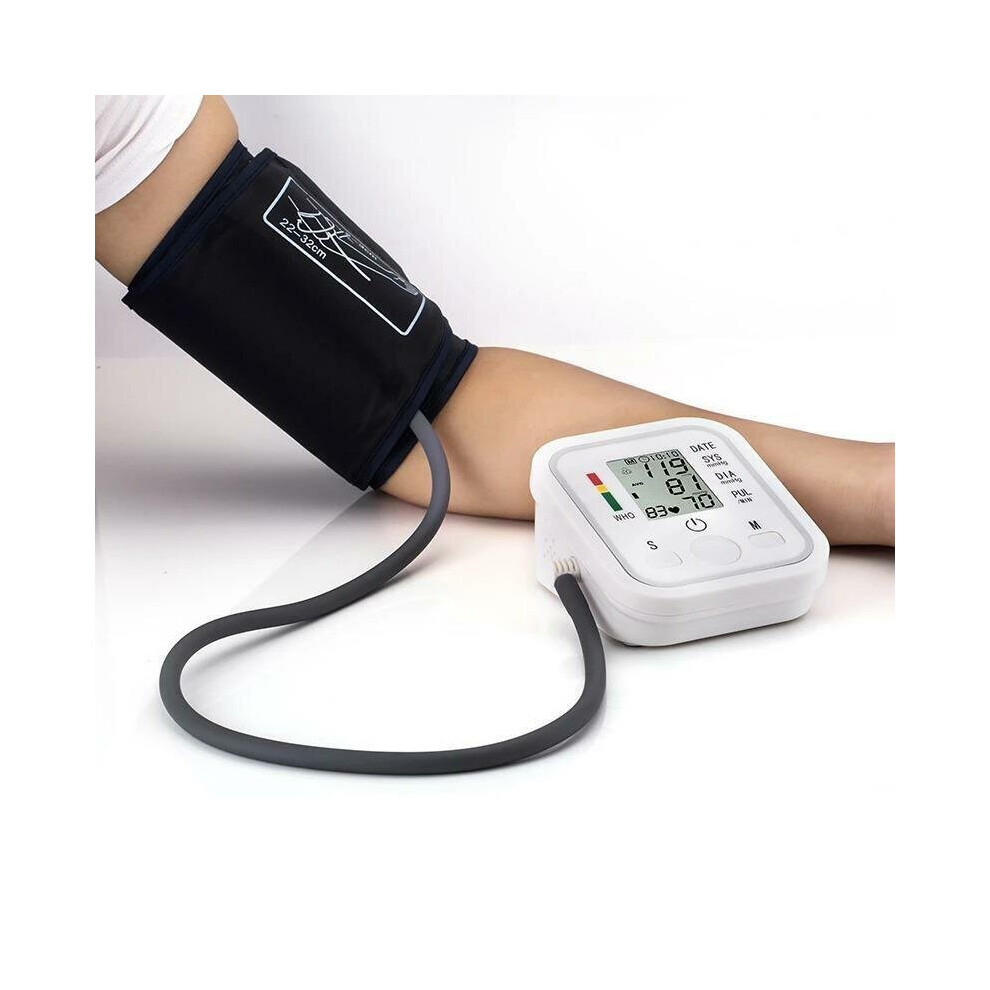 Digital Automatic Blood Pressure Monitor Upper Arm BP Machine