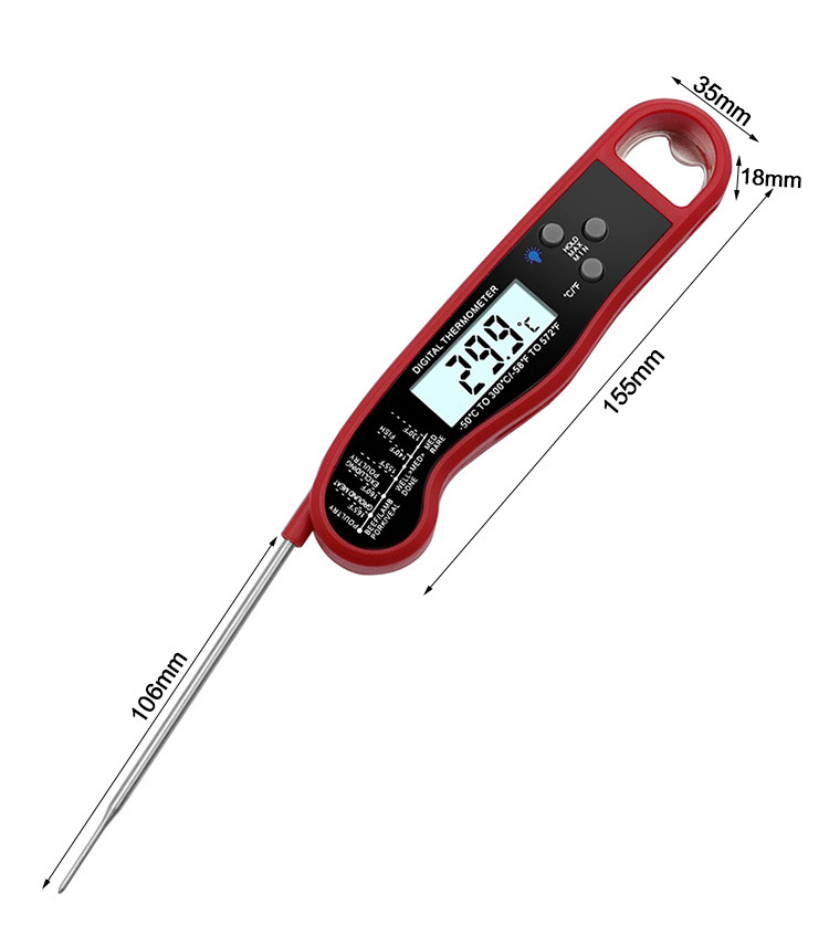 Meat Thermometer Thermometer With Backlight & Calibration Digital Hand Tools BBQ Tool