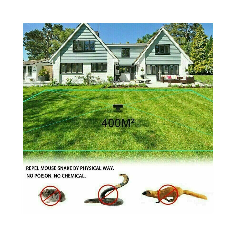 Solar Mole Repellent 4 Pack Mole Repellent Ultrasonic Sonic Mole Repeller with Waterproof Mole Control Voles  Gophers Rats Snakes and Rodents