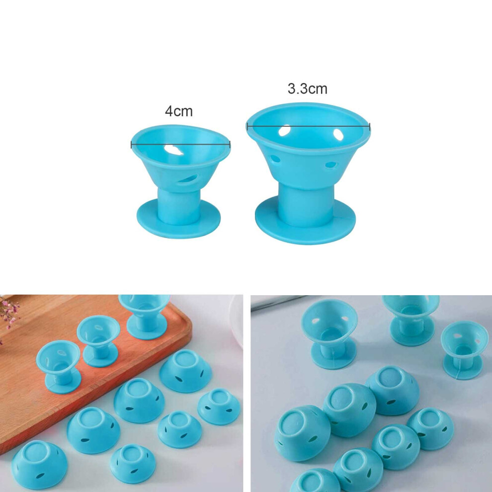 30PCS No Heat Silicone DIY Soft Magic Hair Curlers Rollers Tool