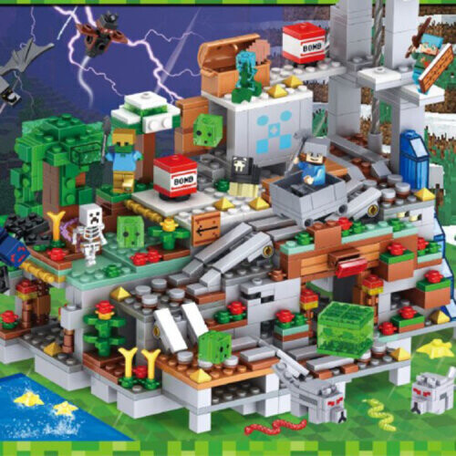900pcs DIY Minecraft My World Series Figure Bricks Building Blocks