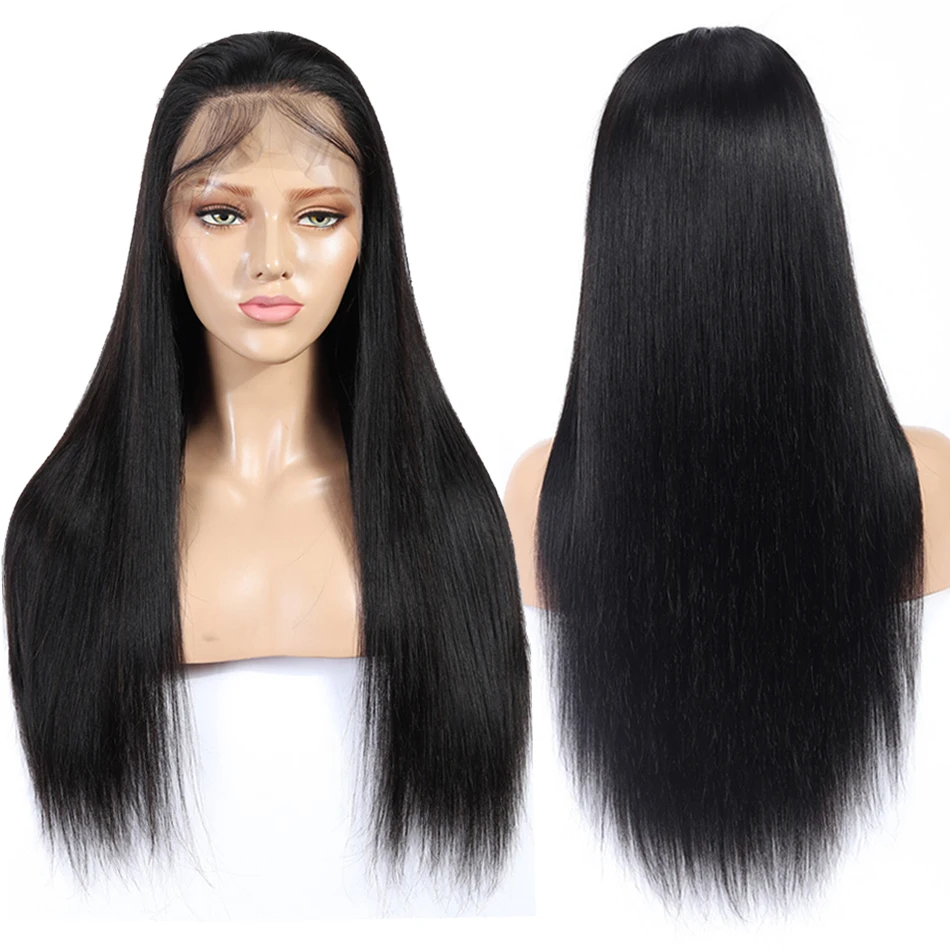 (13x4 HD Frontal Wig 16 inches) HD Lace Front Human Hair Wigs Straight 13x4 13x6 Transparent Lace Frontal Human Hair Wigs Pre Plucked HD Lace Wigs For Women