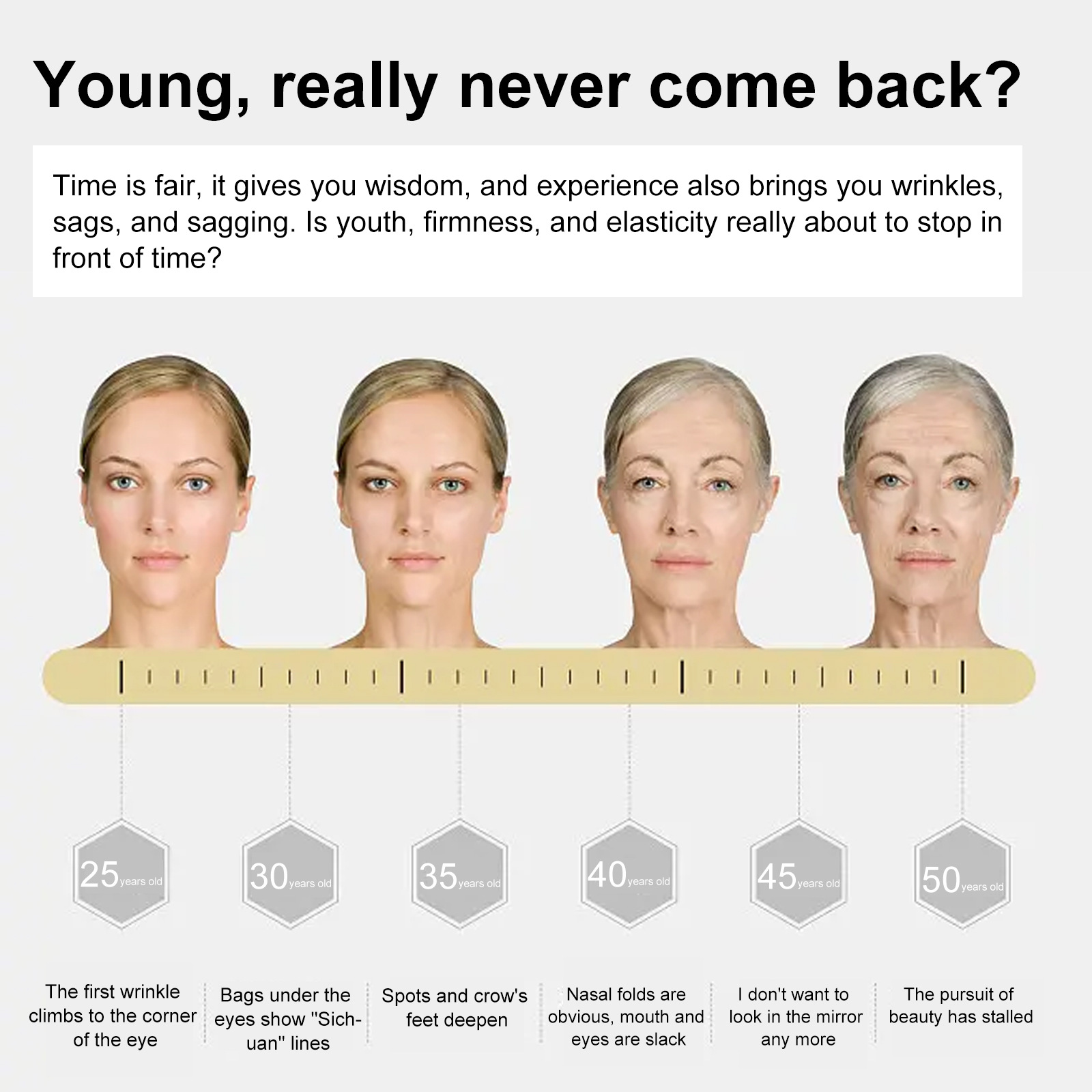 (1 PC) Anti Wrinkle Serum Hexapeptide Cono Peptide Essence for Face Lift Firming Improve Rough Sagging Tightening Fade Forehead Lines Age Spots Removal