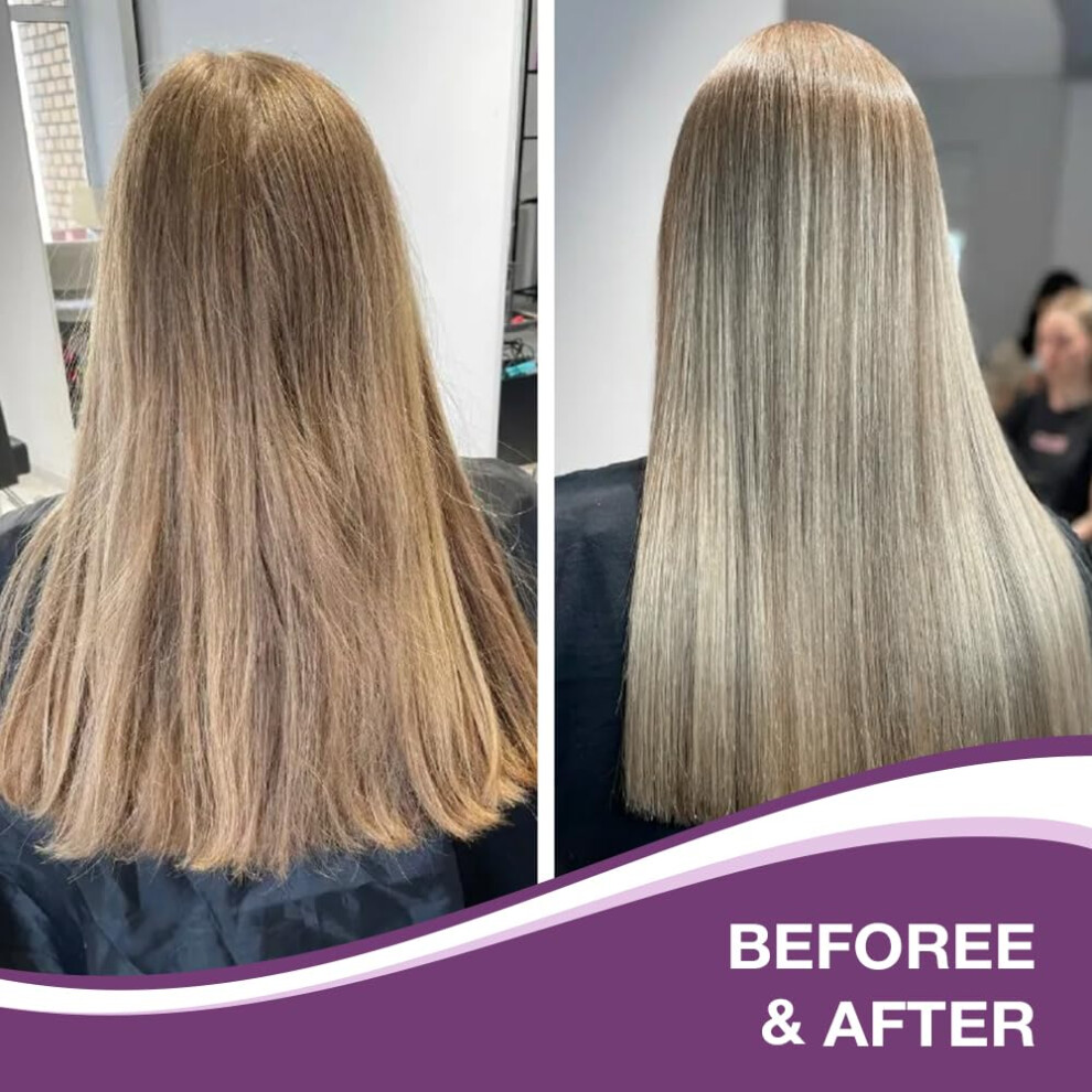 Karseell Purple Hair Mask For Blonde Silver Gray Highlighted Hair Professional Neutralizes Brass & Yellow Tones 500ml