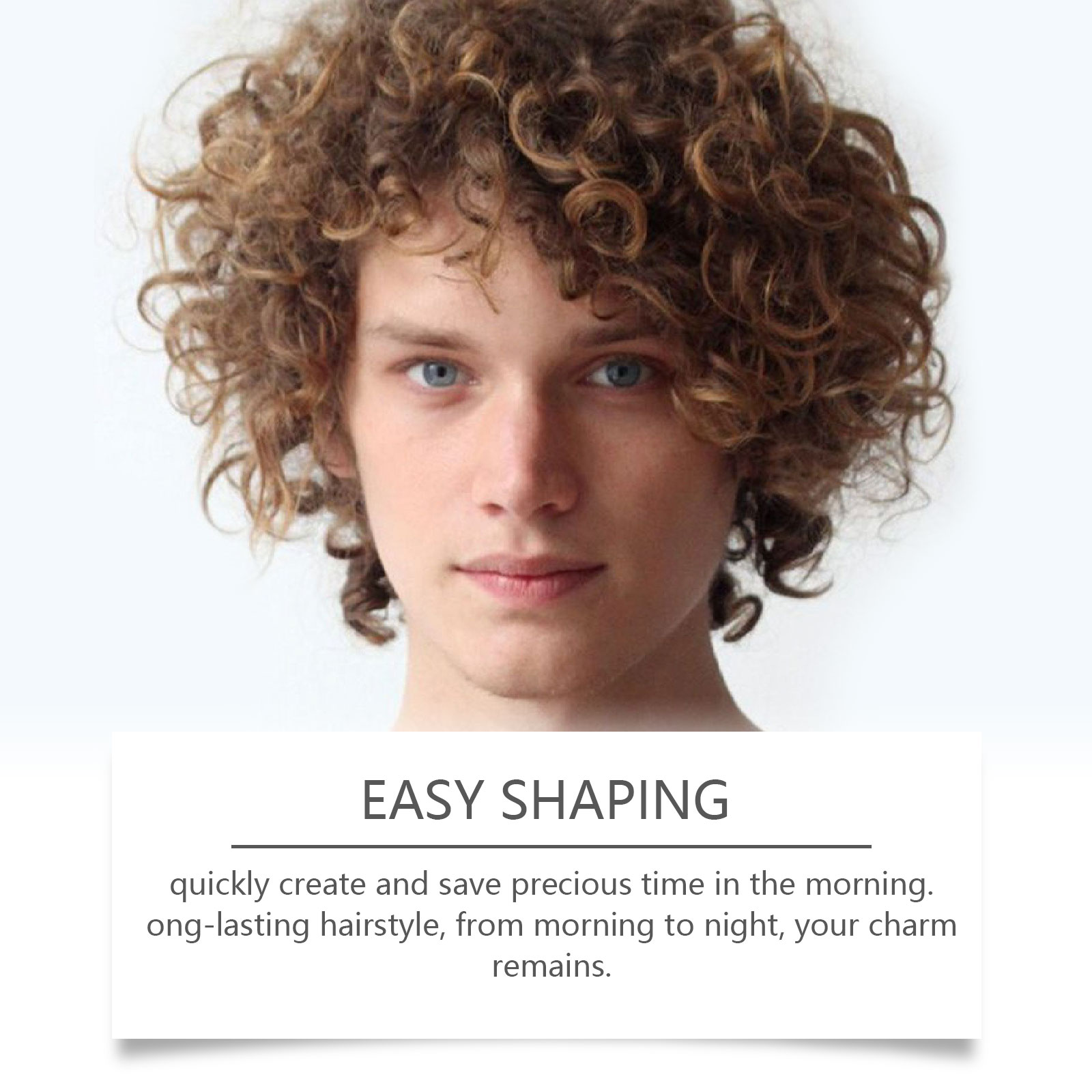 Sea Salt Curl Styling Elastic Hair Spray,Non-Sticky Beach Waves for Lazy Curls Refreshing Hair Spray,Sea Salt Curling Spray