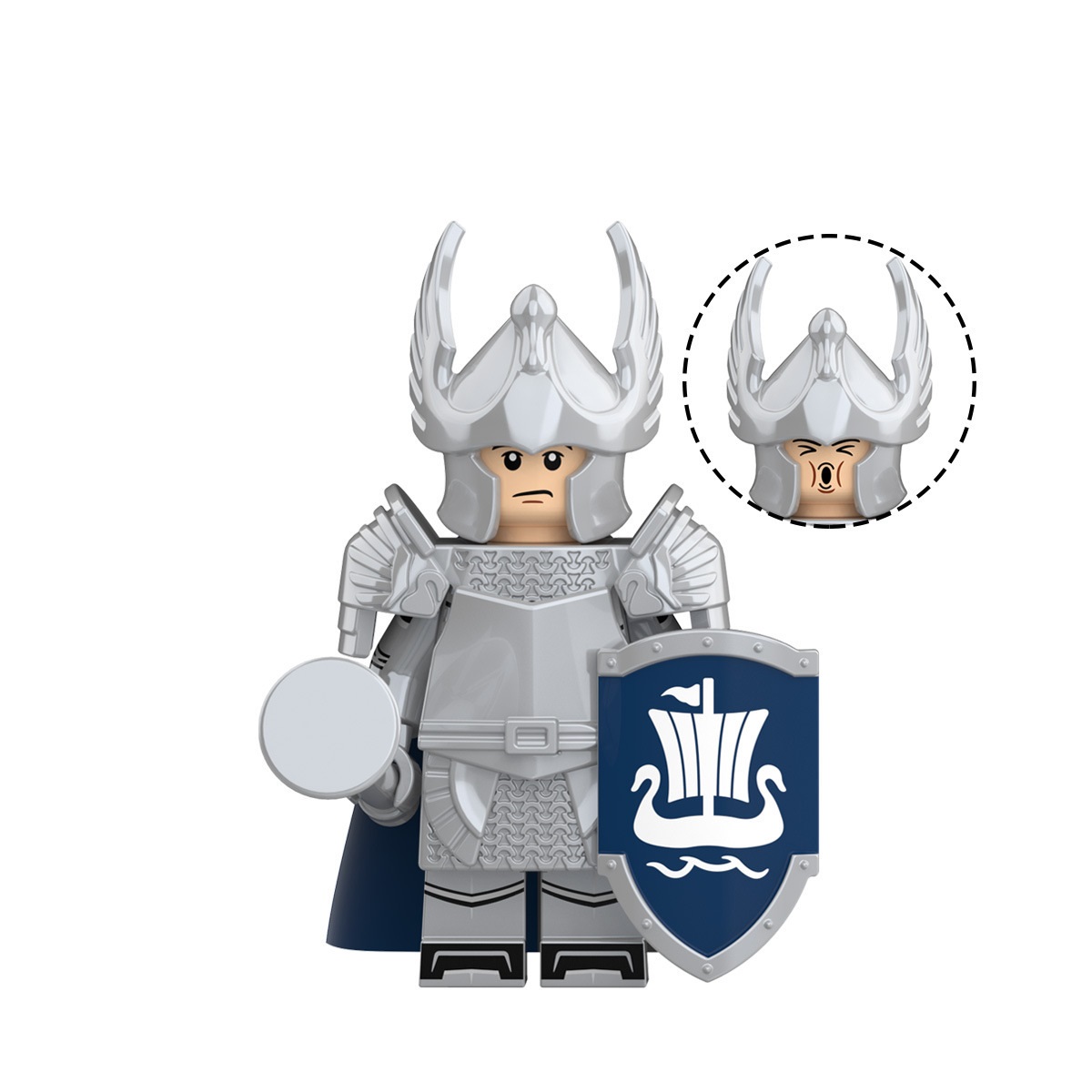 (Soldier A) Medieval Soldiers Army Toys Building Blocks Set Military Mini Figures Strategy Play and Display Collection for Imaginative War Games for Kids