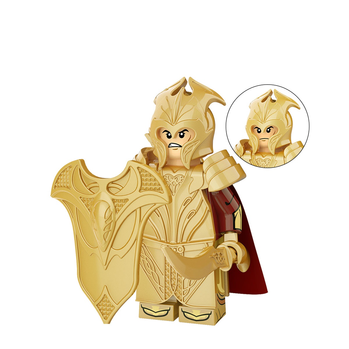 (Soldier A) Medieval Soldiers Army Toys Building Blocks Set Military Mini Figures Strategy Play and Display Collection for Imaginative War Games for Kids