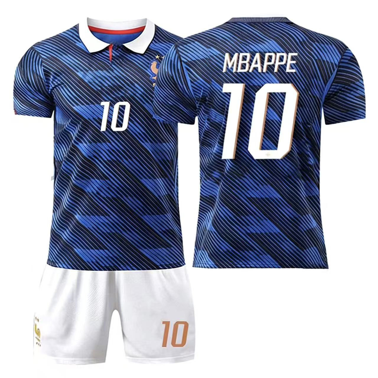 (Adult XL) 2026 World Cup France 10 Mbappe Football Shirt Kit Adults Kids Teens All Sizes