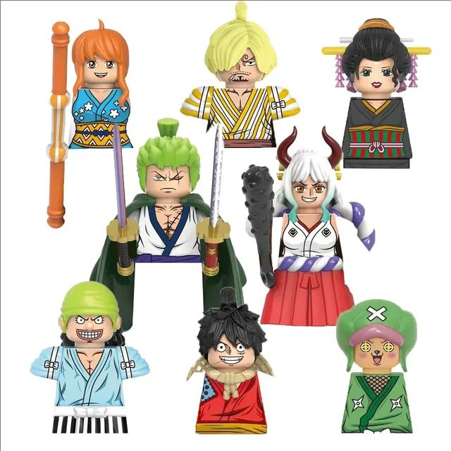 (Style I) Toys Kids Dragon Ball Building Blocks Anime Character Minifigures Series Handmade Mini Doll Christmas Gifts