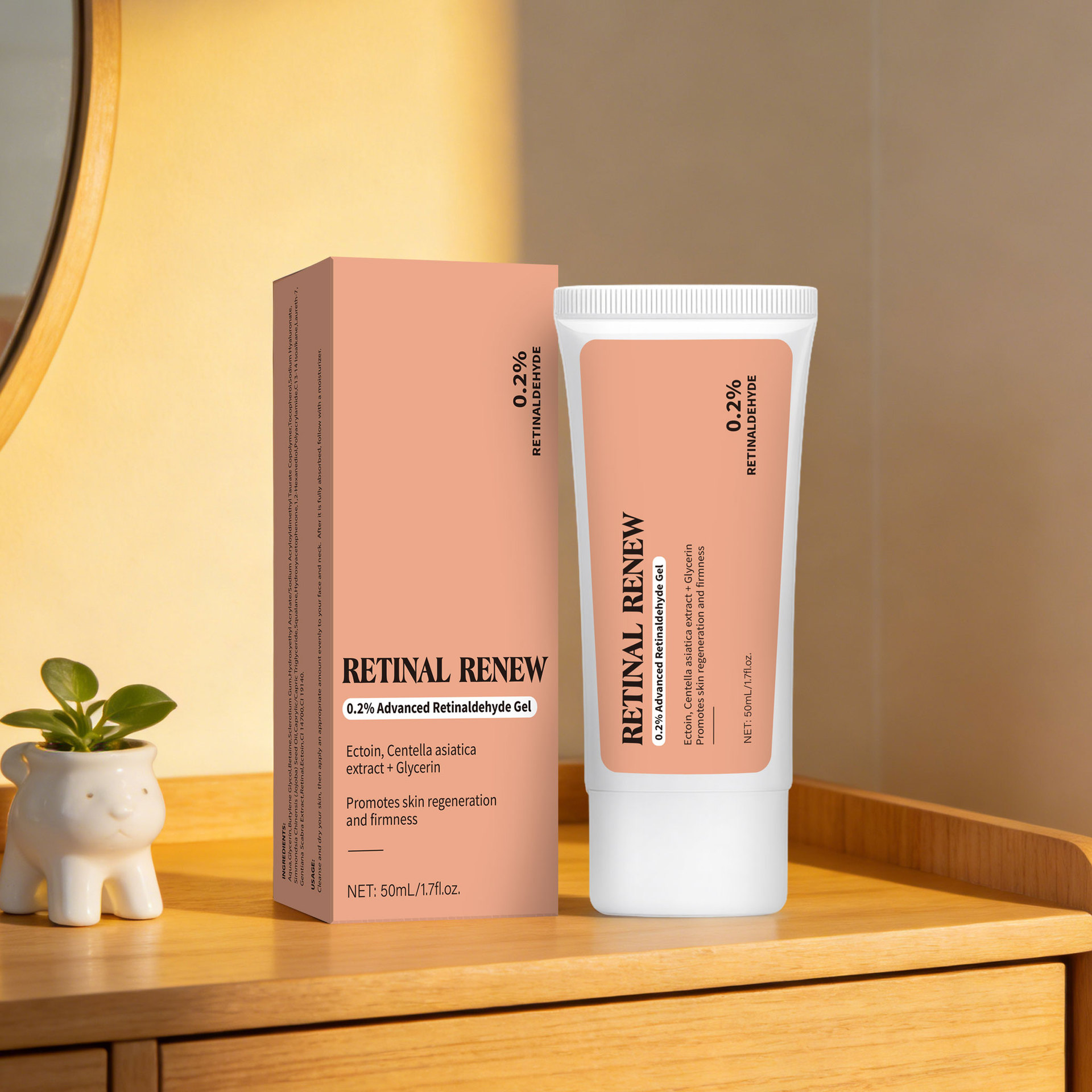 Retinal Gel For Skin Renewal Fine Line Reduction And Daily Anti Aging Face Treatment 50ml