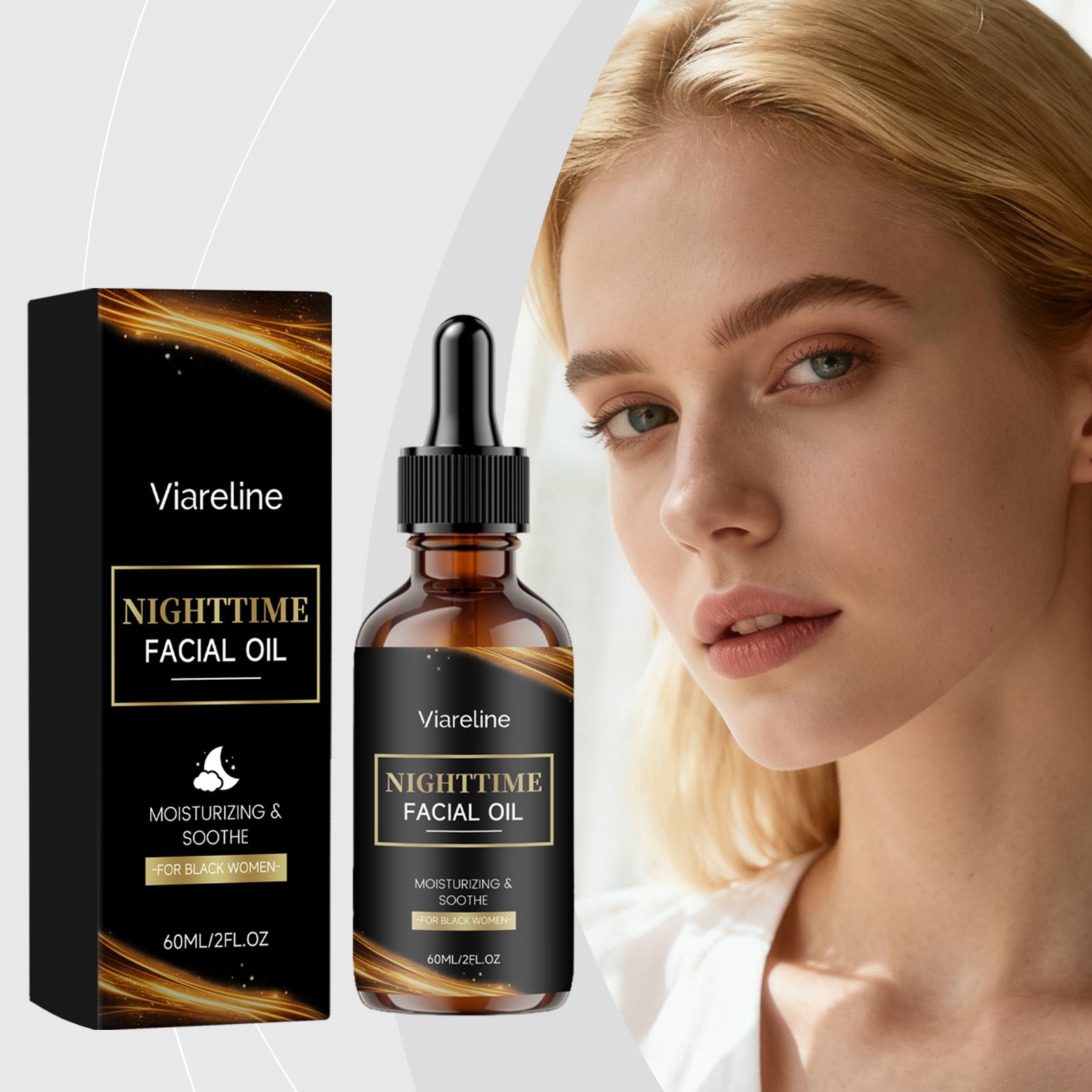 Night Facial Oil For Gentle Hydration Smoothing And Rejuvenating Skin Nighttime Renewal Treatment