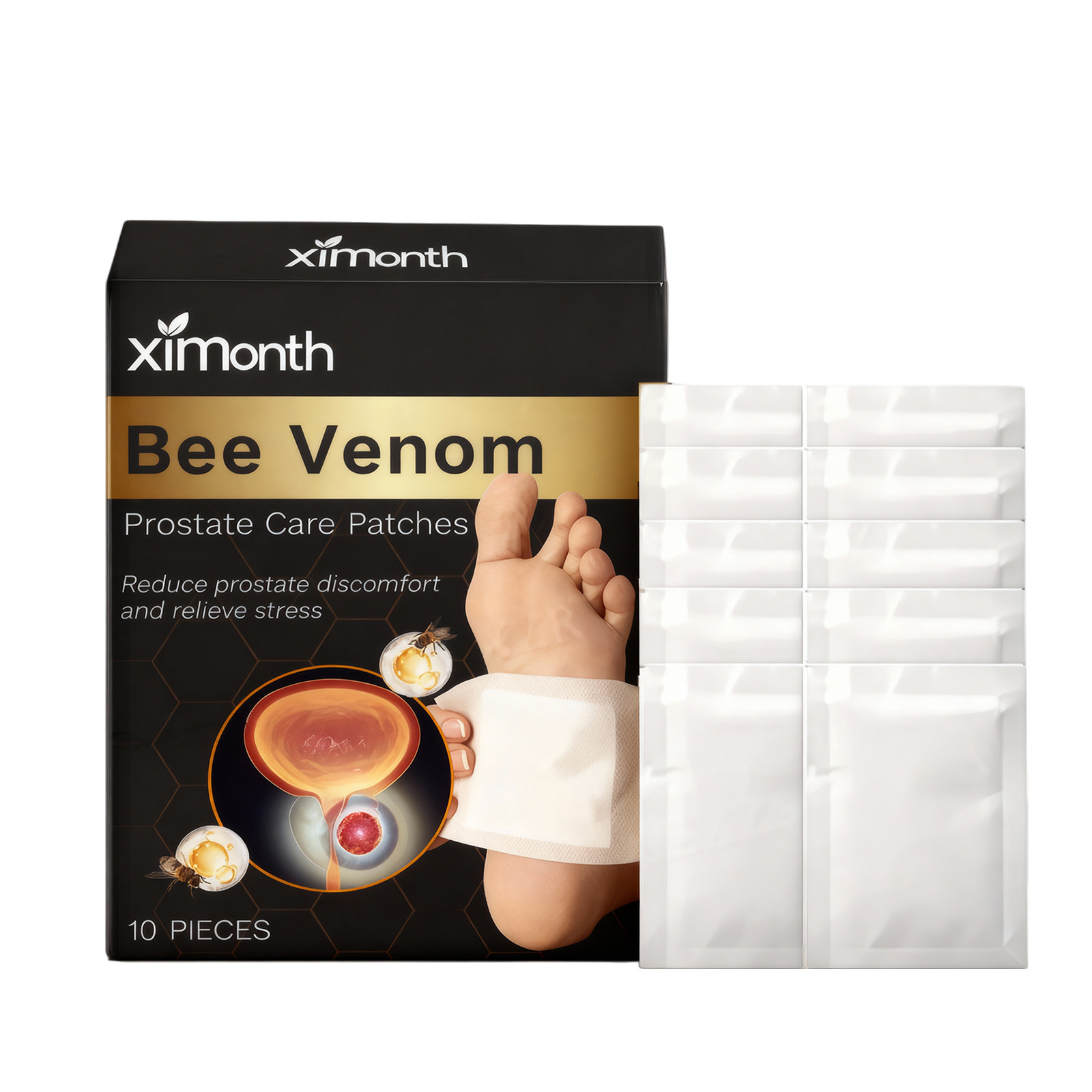 Bee Venom Men Nourishing Care Patch Gentle Daily Moisturizing For Body Skin Comfort And Softness