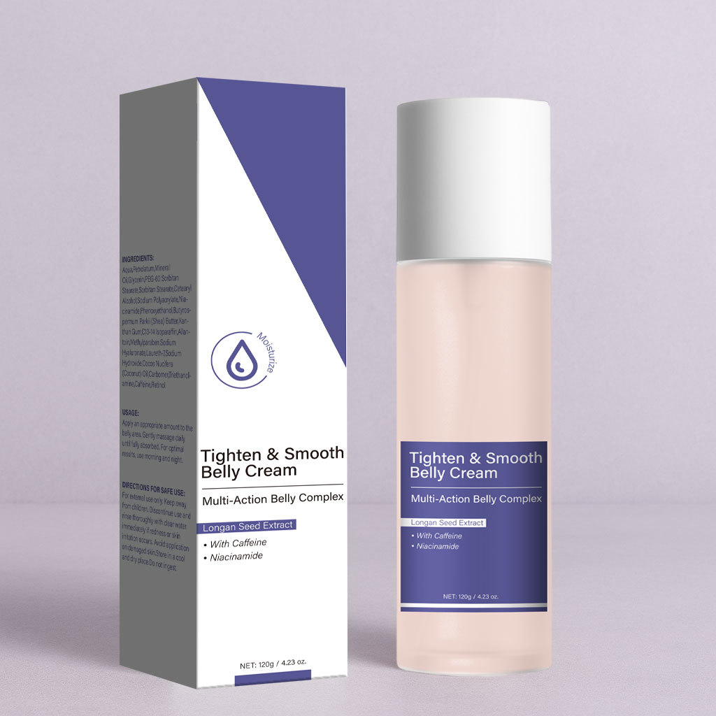 Tighten Smooth Belly Cream For Firming Moisturizing And Contouring Daily Body Care Treatment 120g