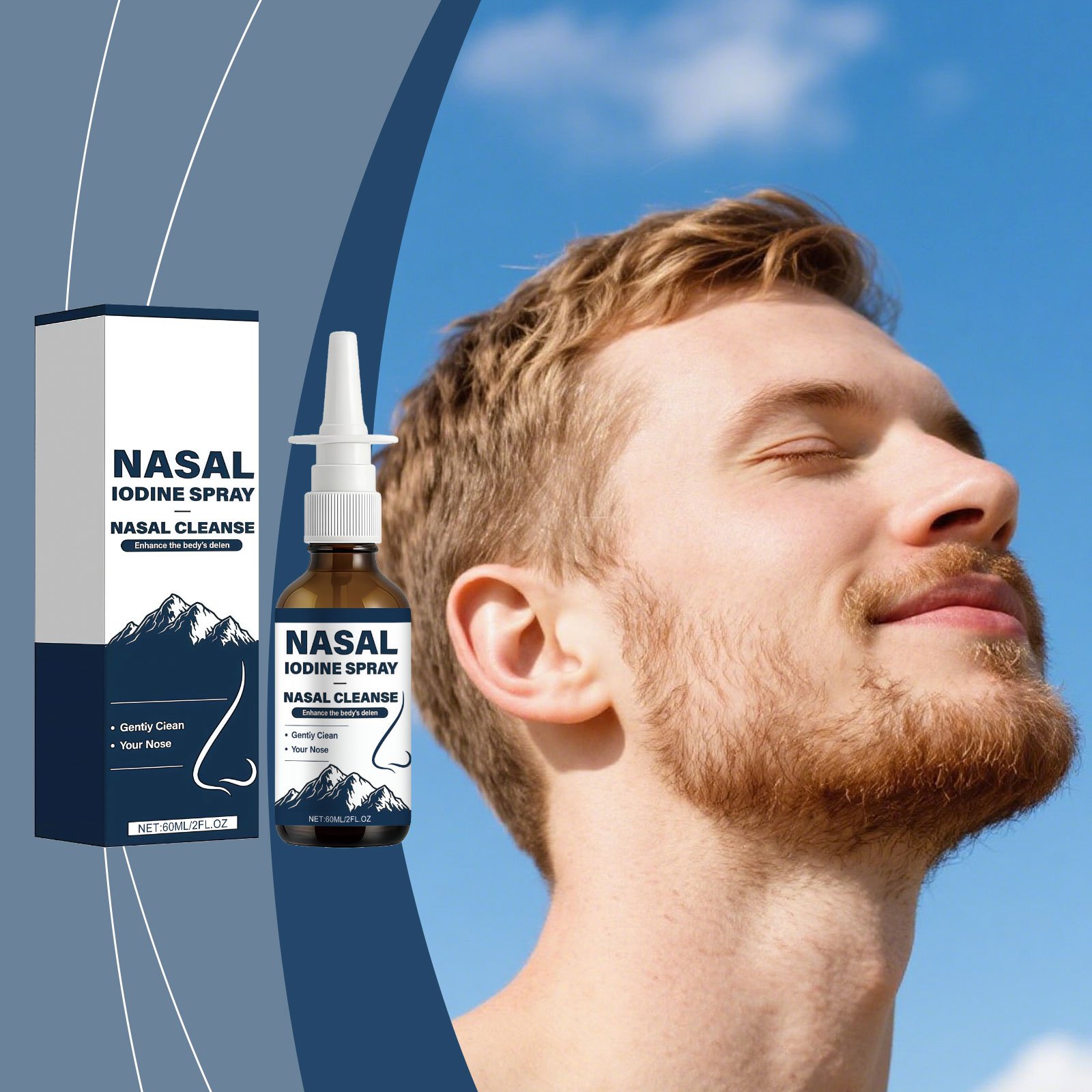 Nose Care Spray Mild Ingredient Soothing Clean Nose Fresh Comfort Daily Convenient Care Mist