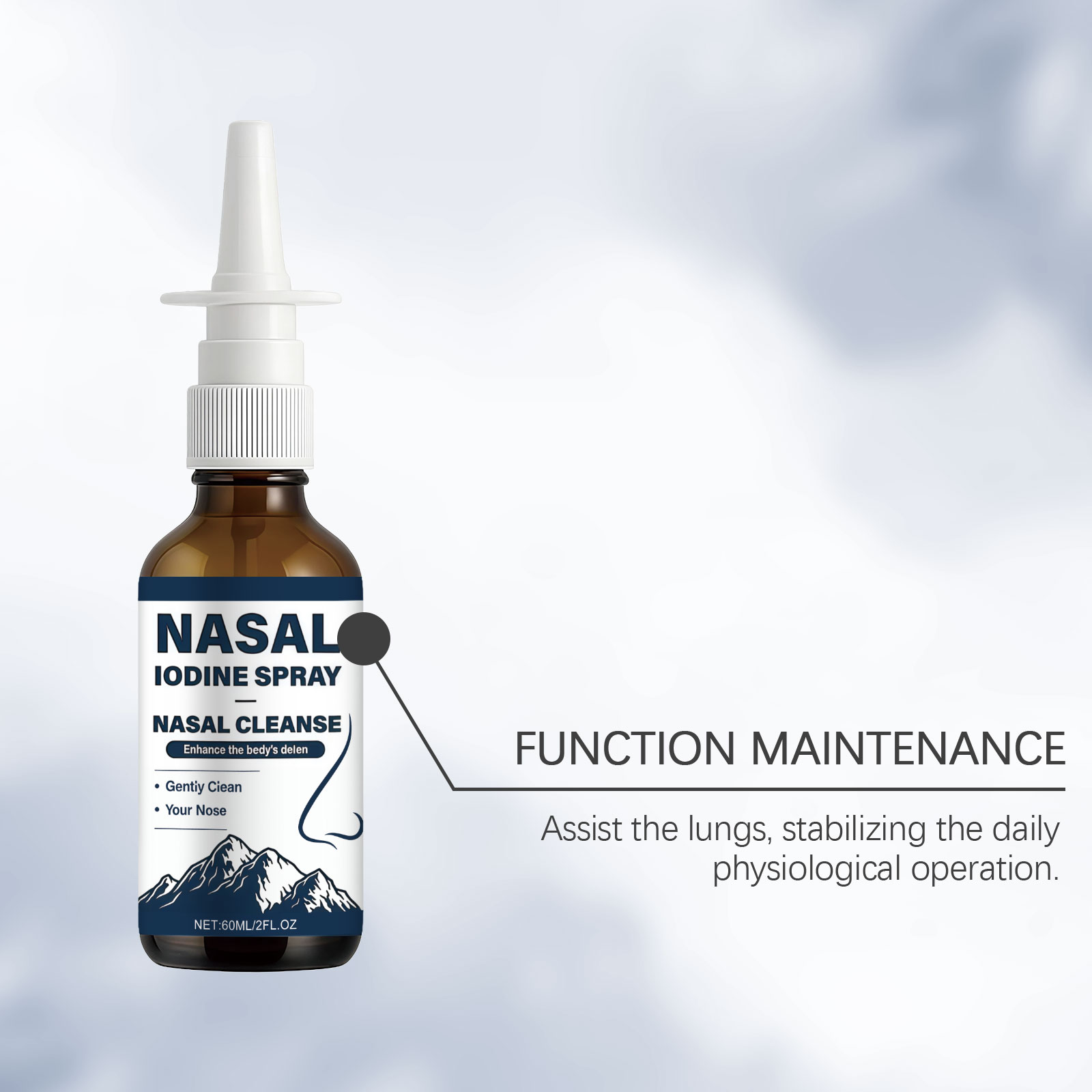 Nose Care Spray Mild Ingredient Soothing Clean Nose Fresh Comfort Daily Convenient Care Mist
