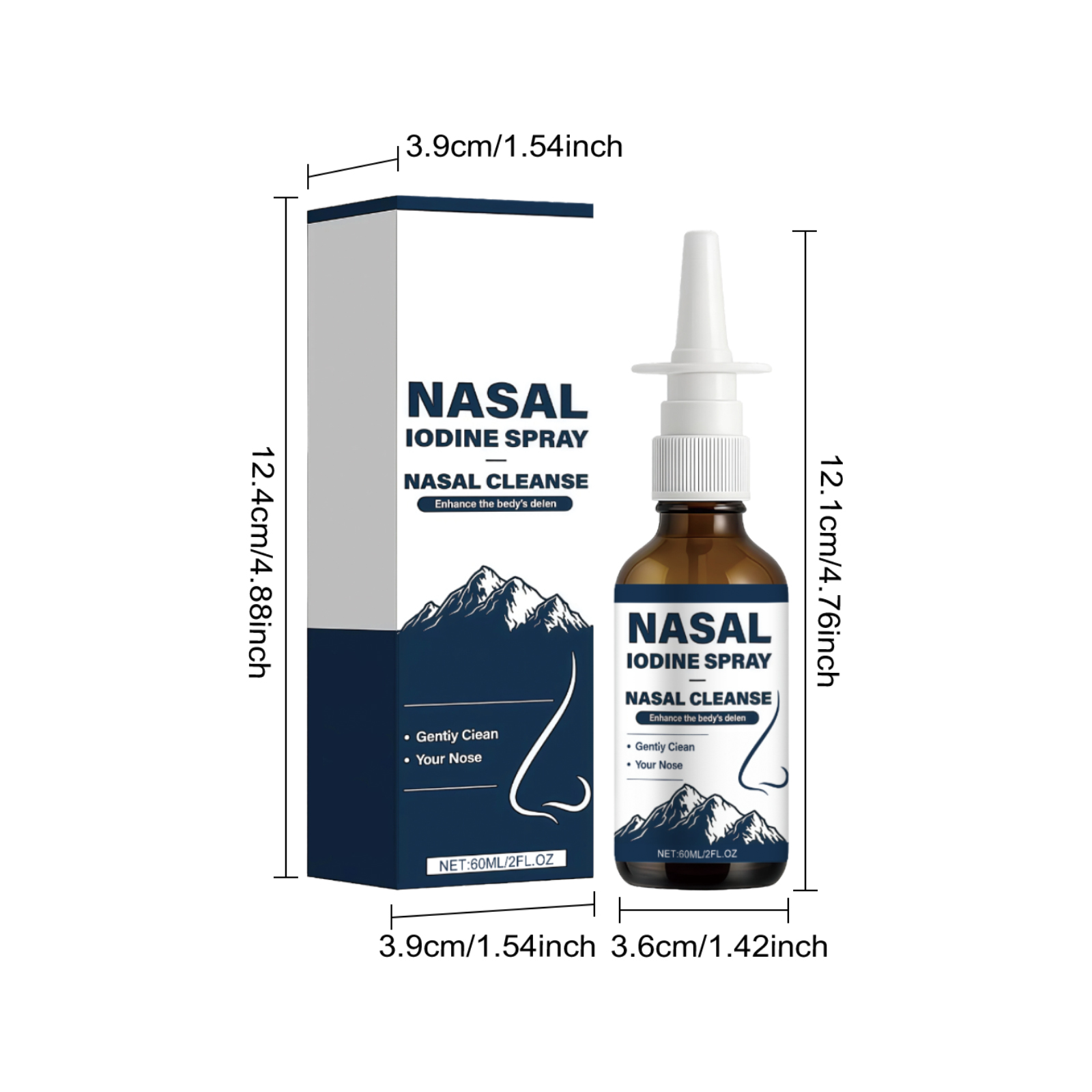 Nose Care Spray Mild Ingredient Soothing Clean Nose Fresh Comfort Daily Convenient Care Mist