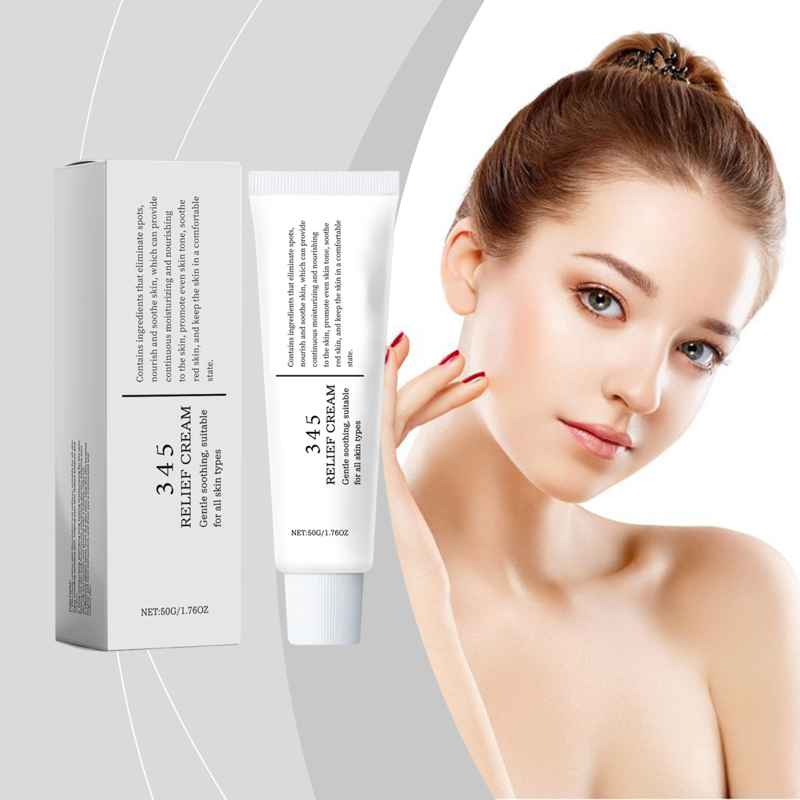 Soothing Moisturizing Cream Gentle Hydrating Facial Skin Replenishing Soft Smooth Revitalizing Nourishing Care Lotion