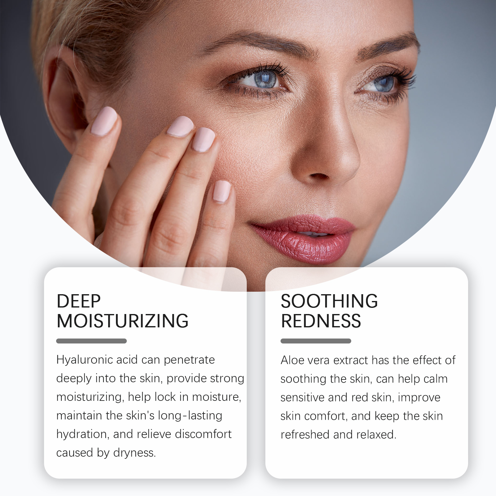 Soothing Moisturizing Cream Gentle Hydrating Facial Skin Replenishing Soft Smooth Revitalizing Nourishing Care Lotion