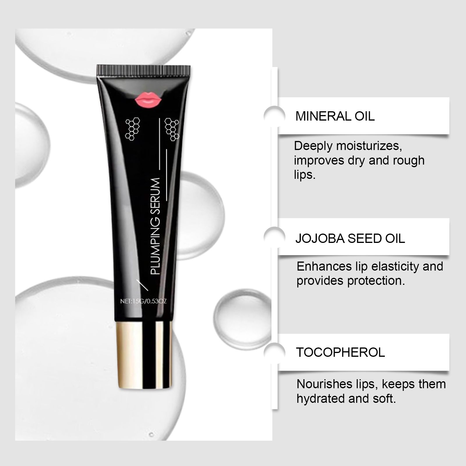 Moisturizing Nourishing Lip Oil Plumping Deep Hydrating Soothing Repair Dry Lips Daily Care For Chapped Lip Skin