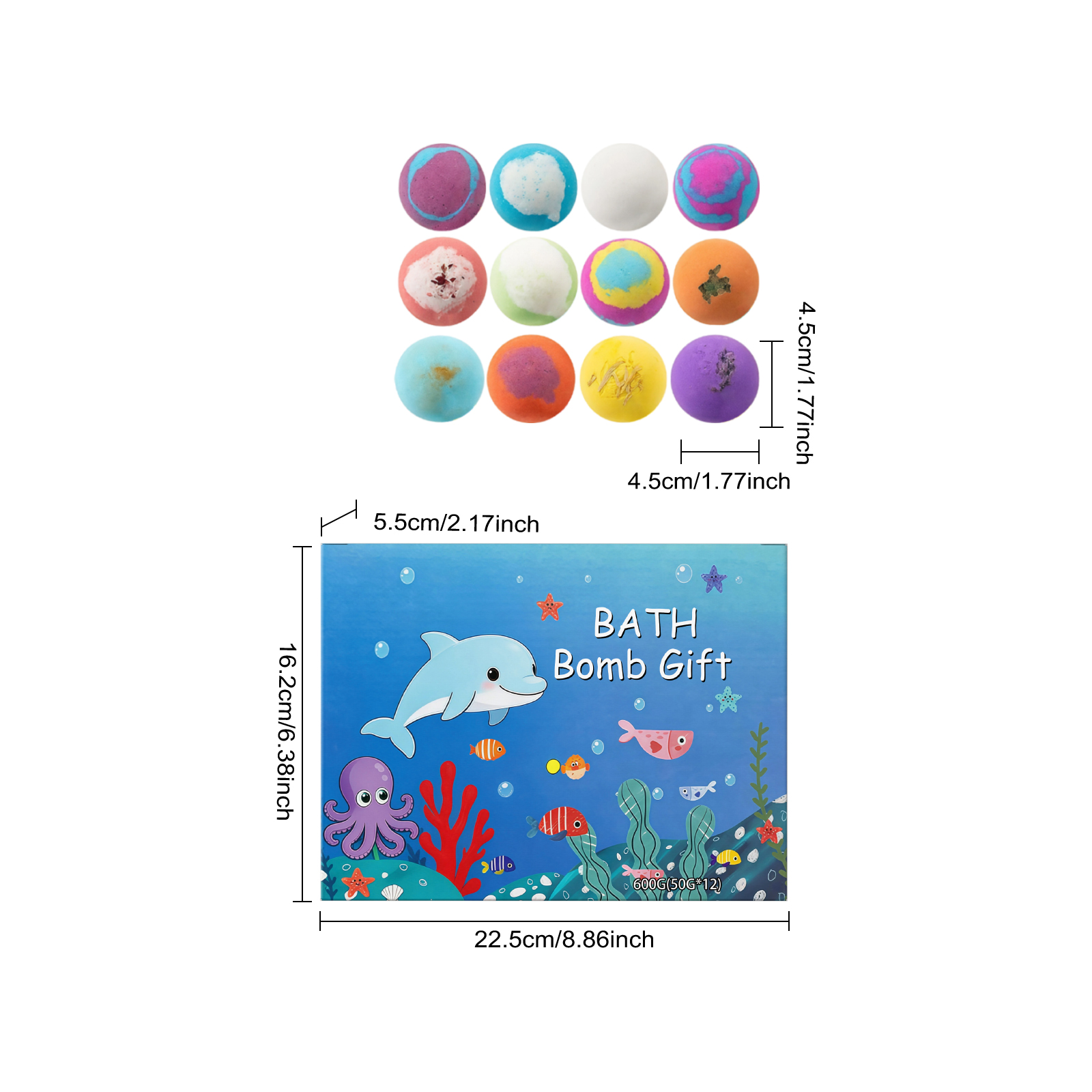 Doll Shaped Bath Salt Bomb Gift Set With Gentle Soothing Ingredients For Body Relaxation Daily Shower Use